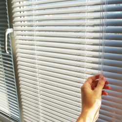 Draw curtains and blinds