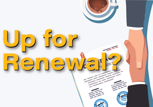 Up for Renewal?