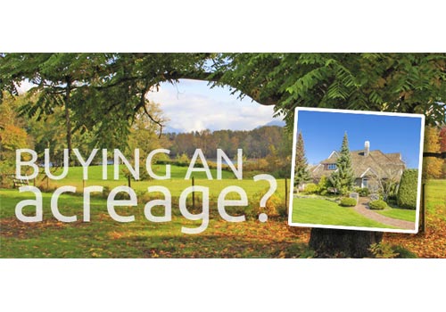 Buying Acreage?  How  Lenders View Your Mortgage Application.